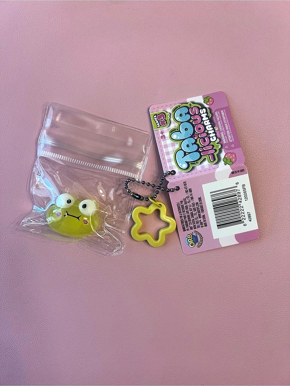 ORB Tabalicious Charm 🐸Green Frog with Yellow Star ⭐️